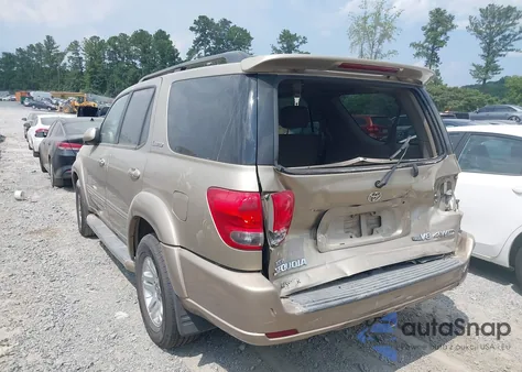 2005 Toyota Sequoia Limited V8 из США, поврежденный, VIN 5TDBT48A95S256887